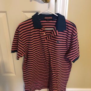 Vineyard vines medium striped polo